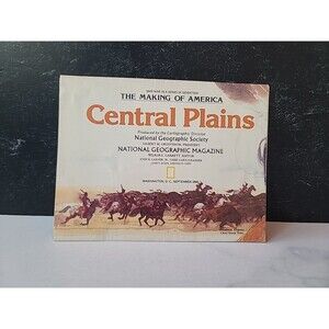 1985-9 September CENTRAL PLAINS Making of America National Geographic Map